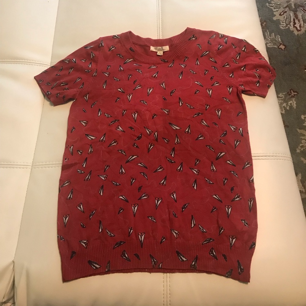 Comfy short sleeve sweater